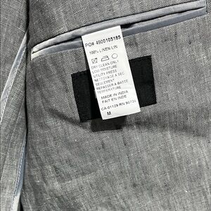 DKNY Gray Linen Blazer NWT 100% linen